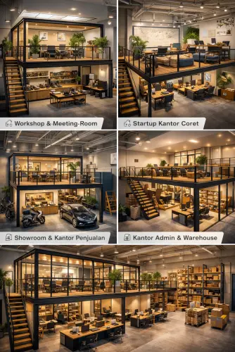 Mezzanine Ruang Kantor di Bekasi Barat